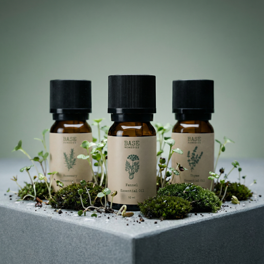 Base Remedies Essential Oils - Rosemary, Fennel and Thyme