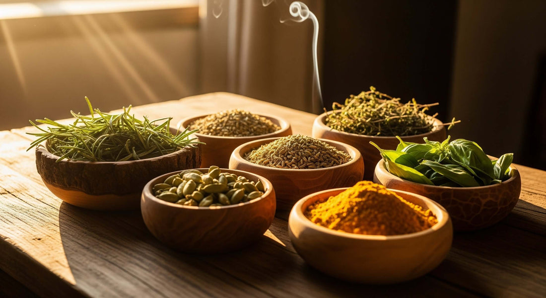 A close-up of a single Base Remedies essential oil bottle, representing the purity of single-ingredient care.