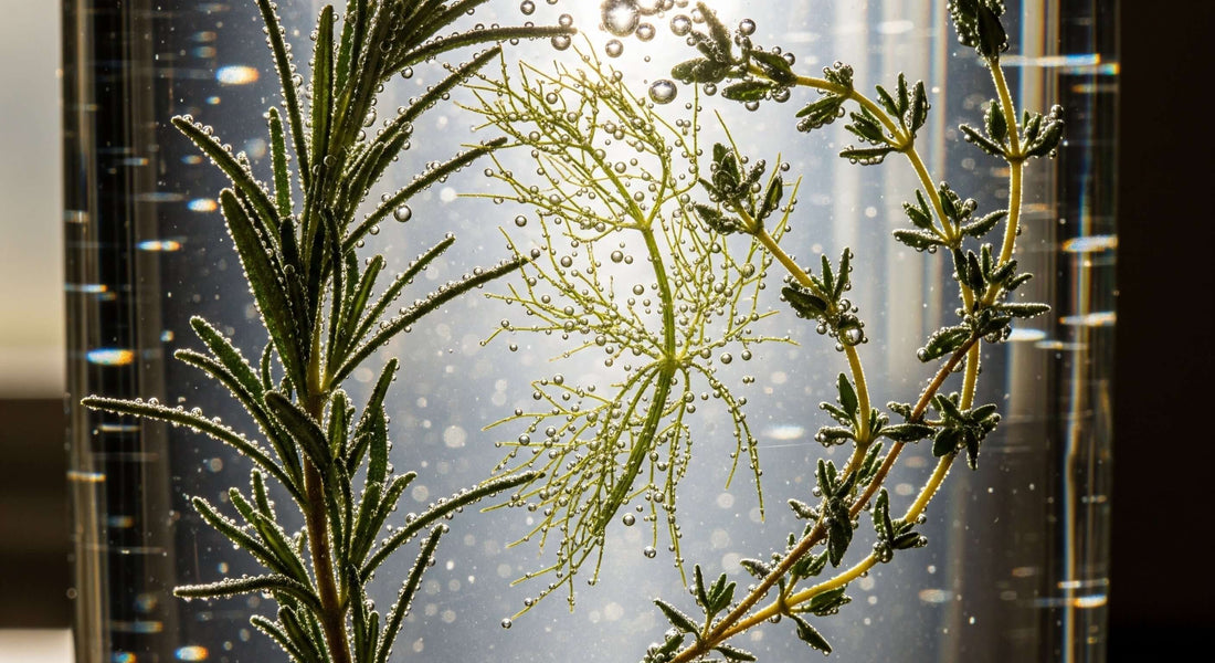 Sunlight filtering through a forest, evoking the natural pathways of scent and sensory connection.